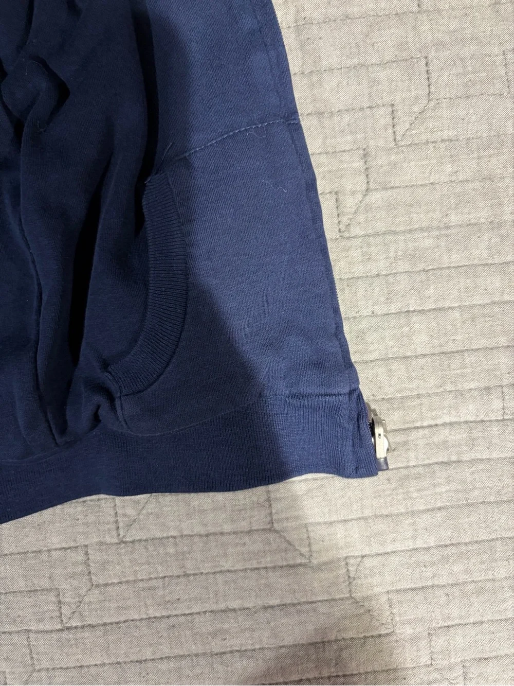 Ralph Lauren Kids Navy & White Striped Zip-Up Hoodie